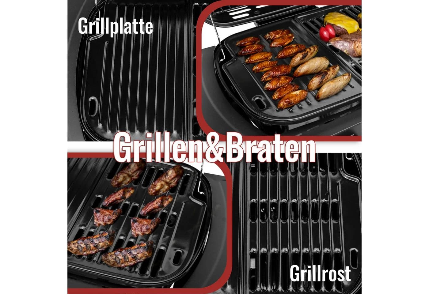 Royal Gourmet 2-Brenner Gasgrill mit Griddle Combo & Thermometer - Bild 5