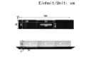 Ulife Lowboard TV-Schrank 180 cm mit LED-Beleuchtung Bild 1