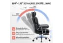 EFOMAO Chefsessel Ergonomischer Executive Bürodrehstuhl PU-Kunstleder Schwarz Bild 1