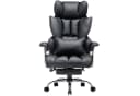 EFOMAO Chefsessel Ergonomischer Executive Bürodrehstuhl PU-Kunstleder Schwarz Bild 2