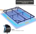 MSMASK Metallbett Schwebebett Bettgestell LED-Beleuchtung 120x200cm Bild 1