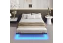 MSMASK Metallbett Schwebebett Bettgestell LED-Beleuchtung 120x200cm Bild 3