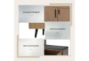 SeedWave Schuhschrank mit Sitzbank Braun Leinen Bild 4