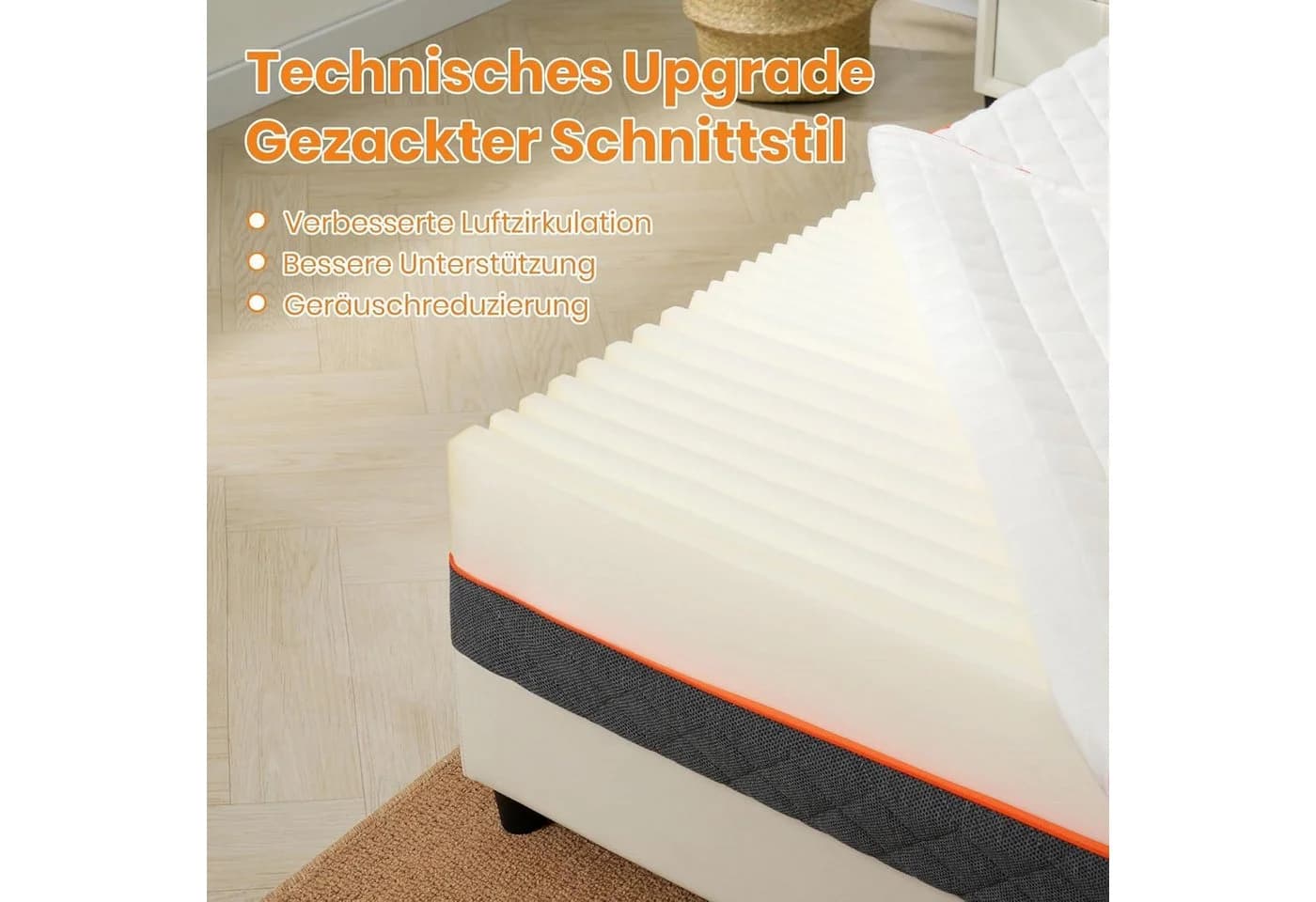 Good Nite Kaltschaummatratze 18 cm H2/H3 Atmungsaktiver Bezug - Bild 4