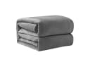Good Nite Kuscheldecke Grau Flanell Weich Warm Maschinenwaschbar Bild 2