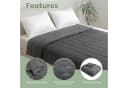 Good Nite Gewichtsdecke 6KG Grau Fleece Therapiedecke Bild 1