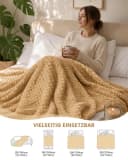 Kuschelige Wohndecke aus Polyester-Fleece Bild 4