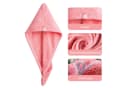 Good Nite Haarturban 3er-Set Blau/Lila/Rosa Mikrofaser Bild 5