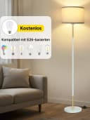 OUTON Design Stehlampe mit Fußschalter und LED Bild 4