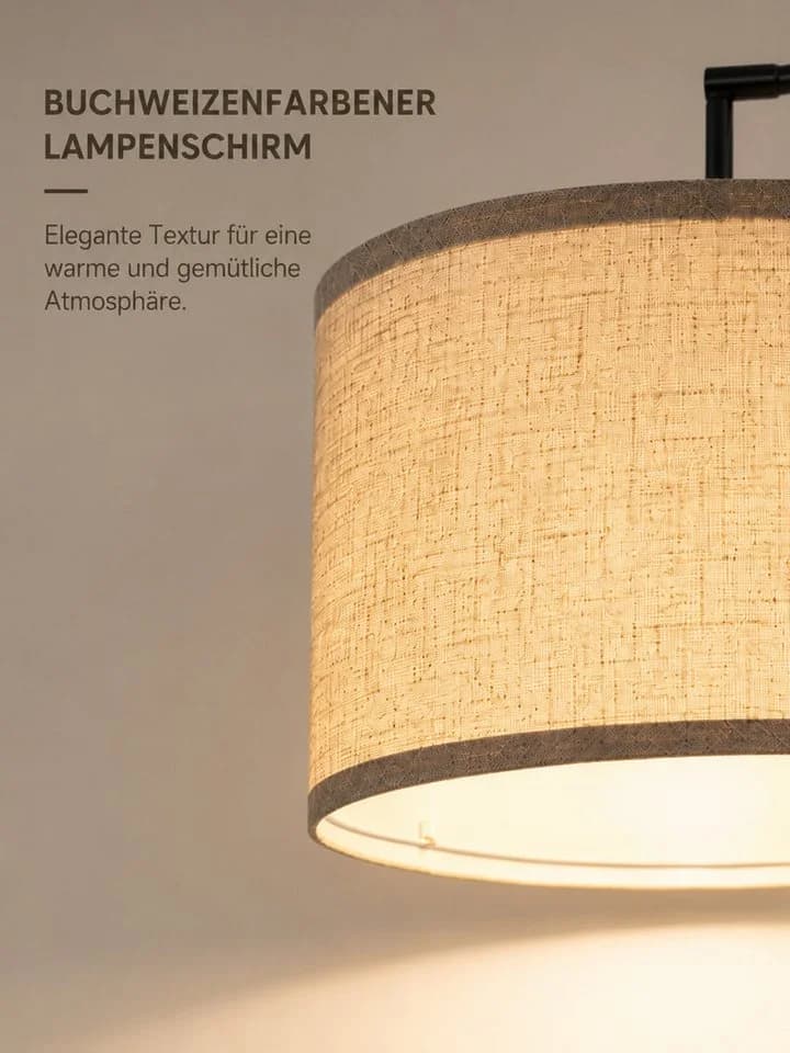 OUTON LED Bogen-Stehleuchte Schwarz Dimmbar Fernbedienung - Bild 3