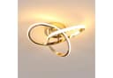 Riserva LED Deckenleuchte Kleeblatt Design Gold 30W 3000K Modern Bild 2