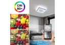 Riserva Quadratische LED Deckenleuchte Weiß 30cm 30W 6500K Acryl Bild 4