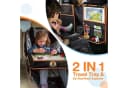 POPOLIC Spieltisch Doppelfunktion Kinder Reisetisch mit Transparenter Zeichnungsfilm Bild 1