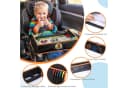 POPOLIC Spieltisch Doppelfunktion Kinder Reisetisch mit Transparenter Zeichnungsfilm Bild 5