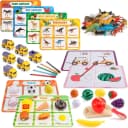 POPOLIC Montessori Sortierspielzeug Bunt Obst-Schnitt-Spiel Bild 2