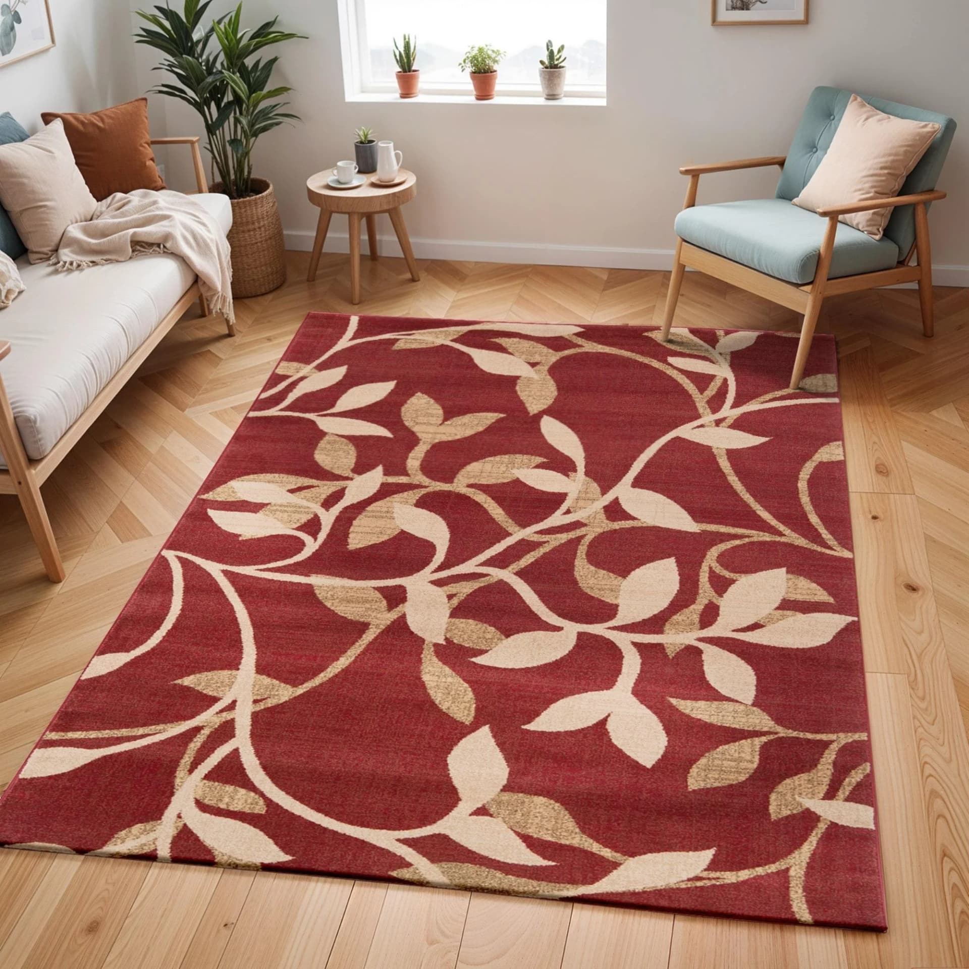 LIVABLISS COMO Teppich Braun Vintage Boho Stil