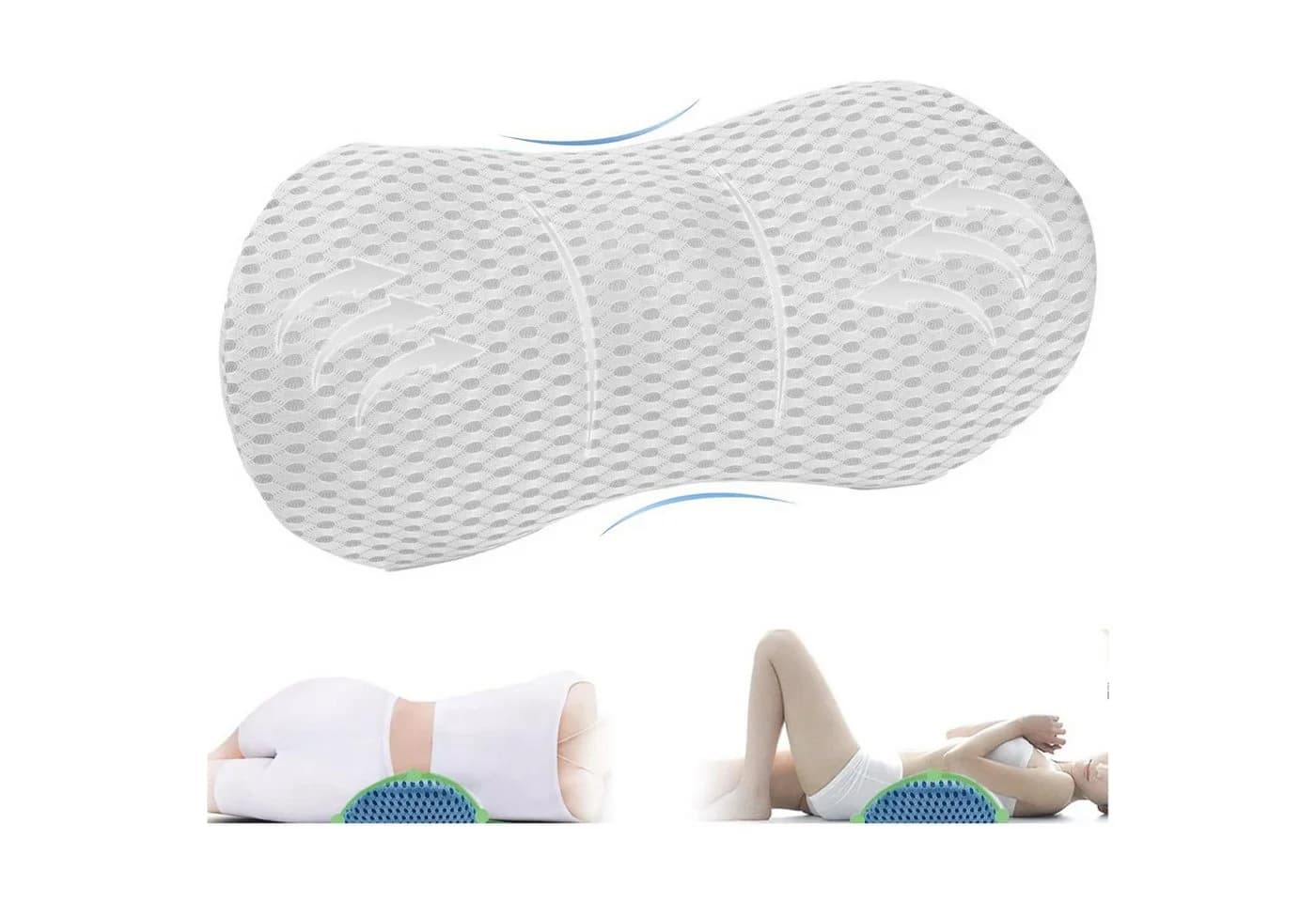 Mutig Rückenkissen Memory Foam Lendenwirbelkissen - Bild 2
