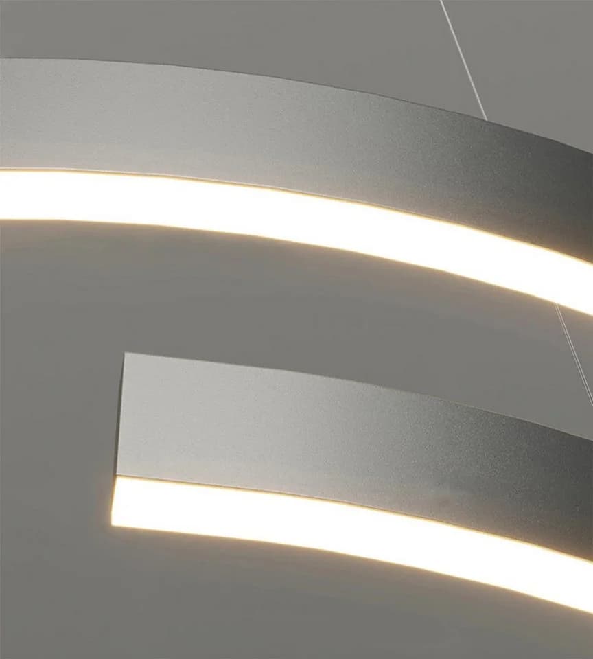 Ailiebe Design LED Pendelleuchte 40cm Dimmbar mit Fernbedienung - Bild 3