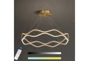 Ailiebe Design LED Pendelleuchte 40cm Gold Dimmbar Fernbedienung Bild 2
