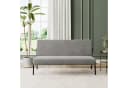 OUNUO 2-Sitzer Doppelsofa Grau Metallrahmen 150kg belastbar Bild 1