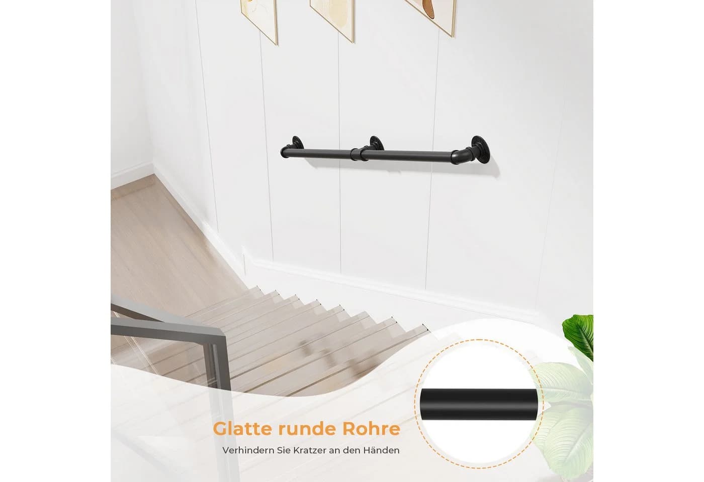 Dripex Wandhandlauf Industriestil 60 cm - Bild 4