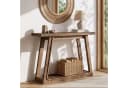 Tribesigns Konsolentisch Massivholz Braun Landhausstil Bild 2
