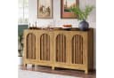Tribesigns Sideboard 145 cm Buffet-Schrank Braun Gittertüren Bild 1