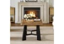 Tribesigns Couchtisch 120 cm Braun Landhaus-Industrie-Stil Bild 3