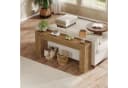Tribesigns Konsolentisch 160 cm Hellbraun Holz Bild 5