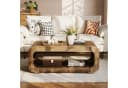 Tribesigns Couchtisch Rechteckig Braun Holz Bild 1
