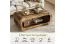 Tribesigns Couchtisch Rechteckig Braun Holz Bild 5