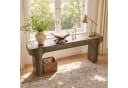 Tribesigns Konsolentisch 200cm Braunes Bogendesign Landhausstil Bild 3