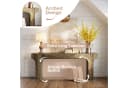 Tribesigns Konsolentisch 200cm Braunes Bogendesign Landhausstil Bild 5