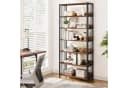 Tribesigns Bücherregal 190 cm Industriestil 6 Ebenen Braun/Schwarz Bild 1