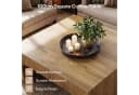 Tribesigns Couchtisch 100 cm Quadratisch Braun Holz Bild 5