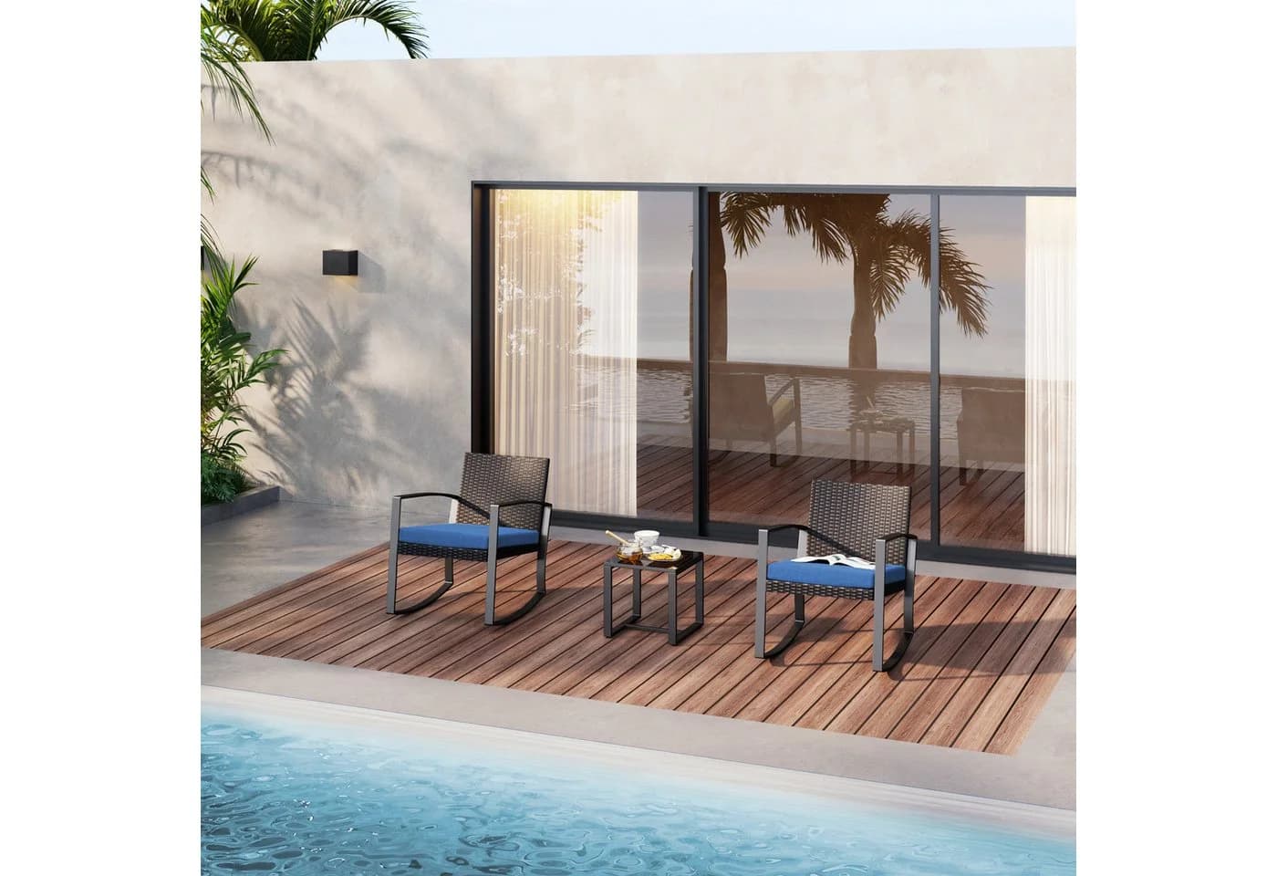 Rattan Gartenmöbel für Entspannung auf Balkon und Terrasse
