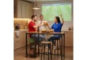 Bealife Bartisch Set 3-tlg. Stehtisch mit 2 Barhockern Braun Bild 1
