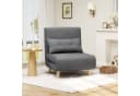 Bealife Relaxsessel Klappbarer Schlafsessel Schlafsofa Fernsehsessel Relaxsessel Dunkelgrau Bild 3