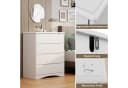 Bealife Kommode Weiß MDF mit Schubladen Bild 5