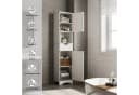 Bealife Hochschrank 170 cm Badezimmerschrank Weiß Bild 3