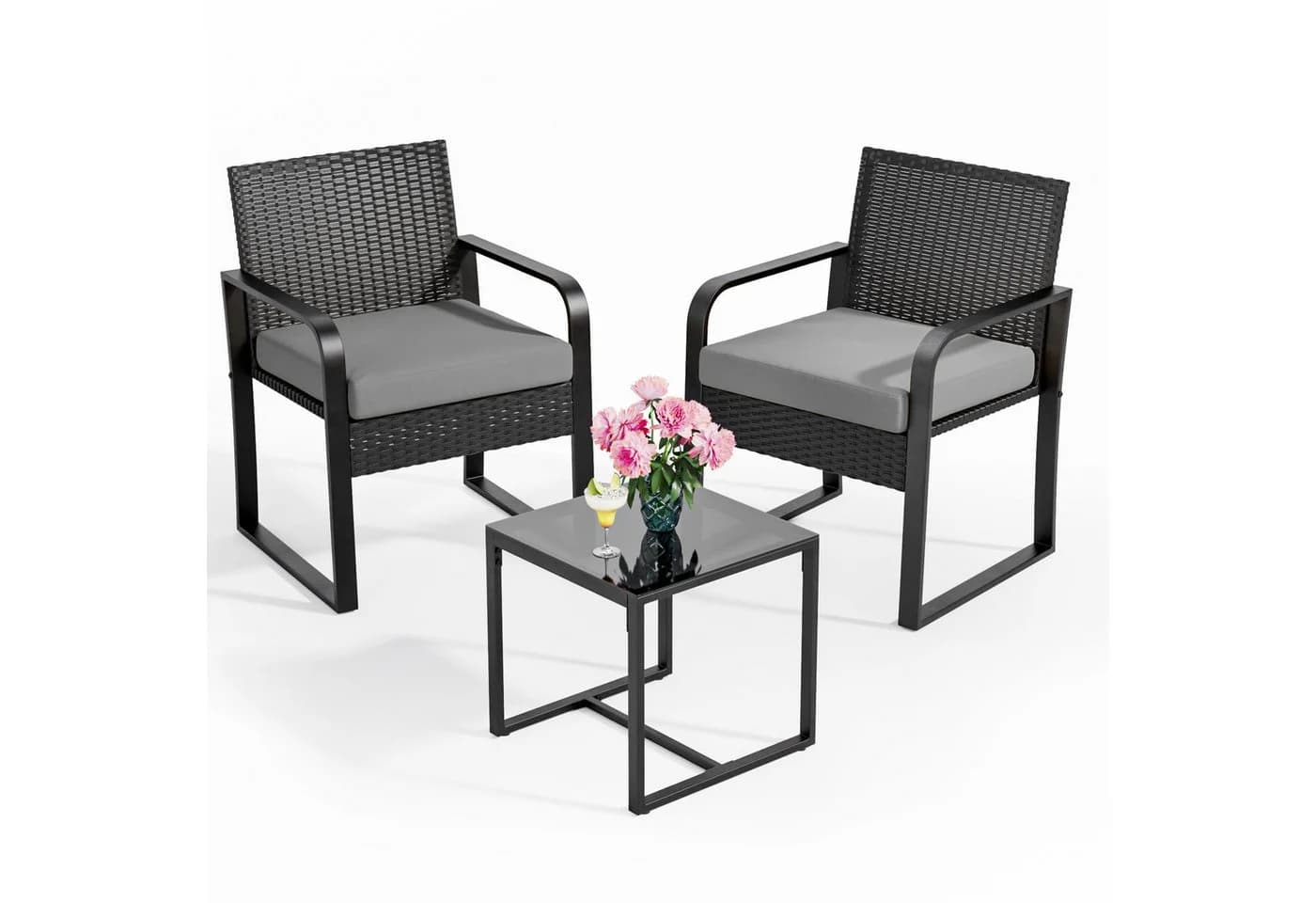 Bealife Balkonset 3er Set Schwarz/Gelb - Bild 2