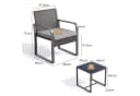 Bealife Balkonset 3er Set Schwarz/Gelb Bild 4