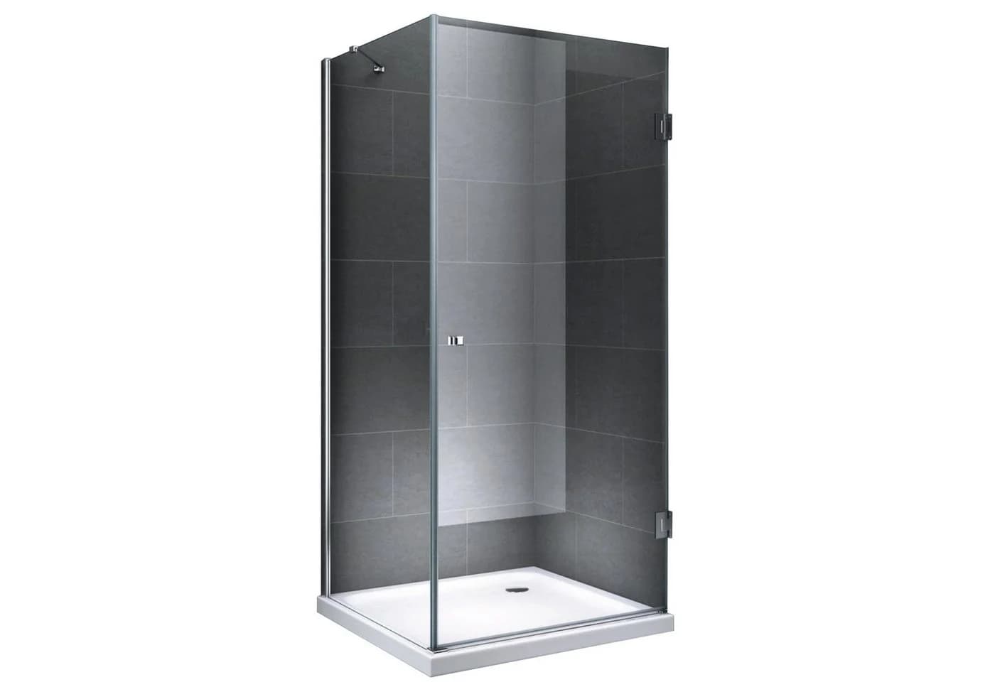 Fischer und Adamek Eckdusche Eger 80x80 cm Teilsatiniert - Bild 5