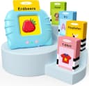 ibettertec Lernspielzeug Lernkarten Deutsch Englisch 224 Wörter Sprechende Flash-Karten Blau Bild 2
