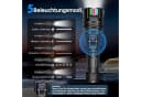 Forrlite LED Taschenlampe Aufladbar, Extrem Hell Zoombares Taschenlampe Schwarz Bild 3