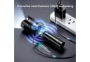 Forrlite LED Taschenlampe Aufladbar, Extrem Hell Zoombares Taschenlampe Schwarz Bild 4