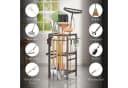 Forrlite Gartengerätehalter mit Haken, Aufbewahrungsregal, Kohlenstoffstahl Bild 4