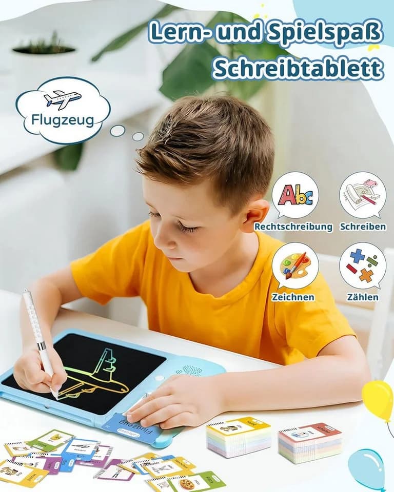 Toomoke Lernspielzeug Sprechende Flash-Karten 510 Wörter Deutsch Englisch - Bild 5