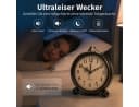 Toomoke Analog Wecker Retro Design Batteriebetrieb Bild 5