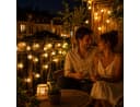 ibettertec LED Solarleuchte Lichterkette 12m 100LEDs Warmweiß Fernbedienung Bild 1